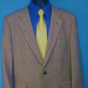 Nino Cerruti Royale Sport Beige Blazer Jacket 2 Buttons 2 Vents 41 Wool Winter